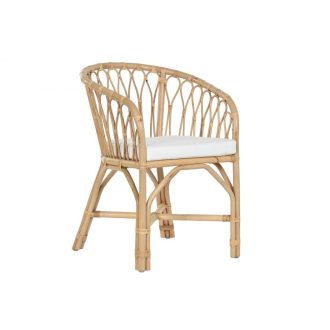 Szék bambusz, rattan 58x60x83 cm natúr
