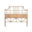 Ágytámla rattan 153x3x138 cm natúr