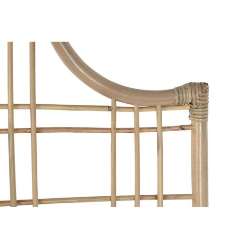 Ágytámla rattan 153x3x138 cm natúr