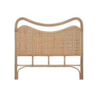 Ágytámla rattan 153x4x146 cm natúr
