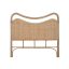 Ágytámla rattan 153x4x146 cm natúr