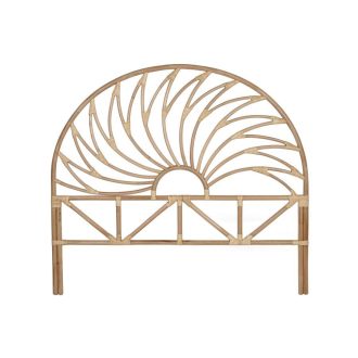 Ágytámla rattan 153x3,5x138 cm natúr