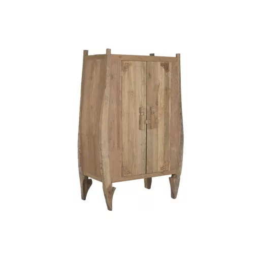Szekrény teakfa 95x58x172 cm natúr