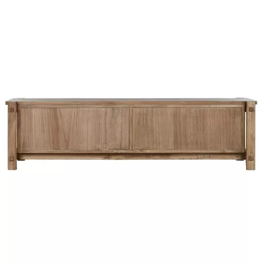 Tv-s szekrény újrahasznosított fa, szilfa 181x45x48 cm natúr