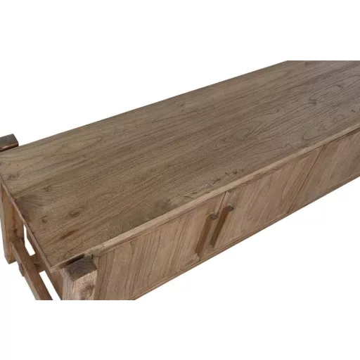 Tv-s szekrény újrahasznosított fa, szilfa 181x45x48 cm natúr