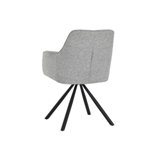Szék poliészter, fém 63x57x85,5 cm szürke, színes