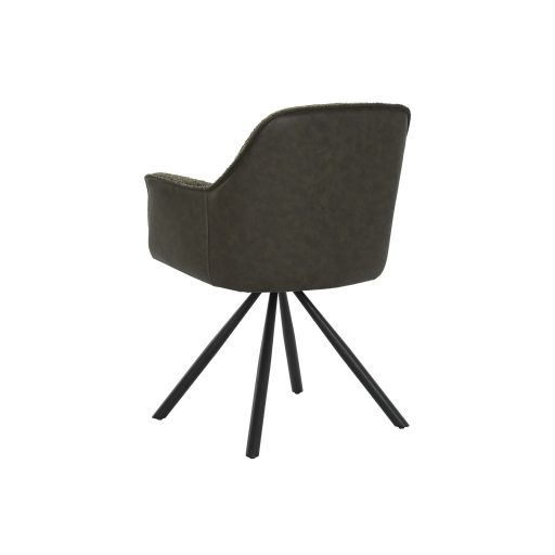Szék poliészter, fém 63x57x85,5 cm zöld, színes