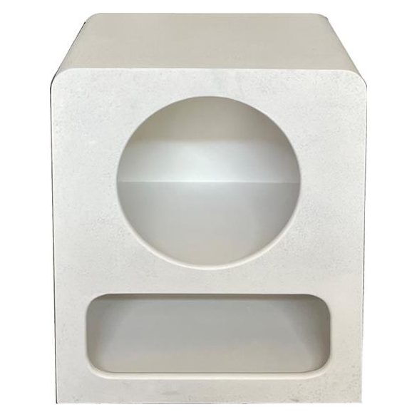 Mesita de noche mdf 40x30x48 blanco