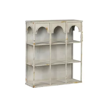 Polc fém 60x20x70 cm barna