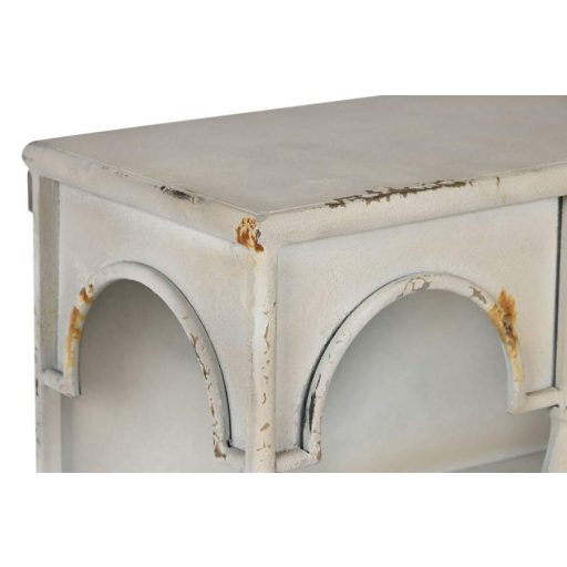 Polc fém 60x20x70 cm barna