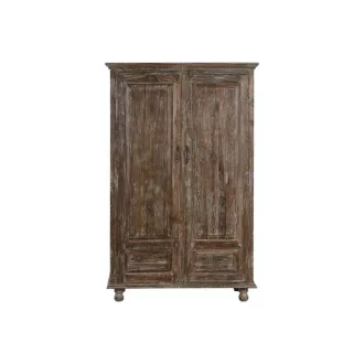 Szekrény teakfa 106x45x187 cm natúr