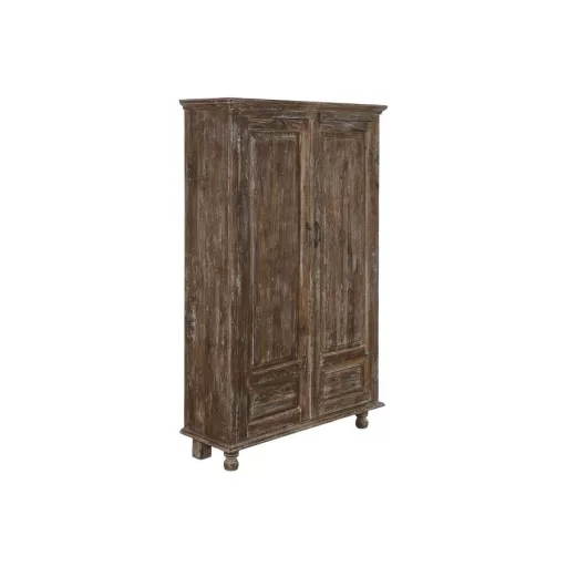 Szekrény teakfa 106x45x187 cm natúr