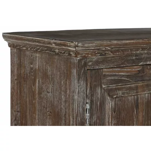 Szekrény teakfa 106x45x187 cm natúr