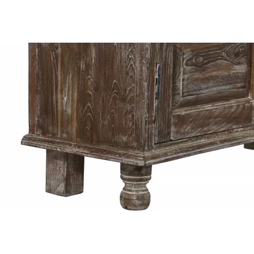 Szekrény teakfa 106x45x187 cm natúr