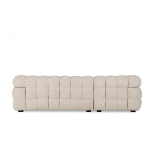 Kanapé poliészter 272x168x76 cm bézs
