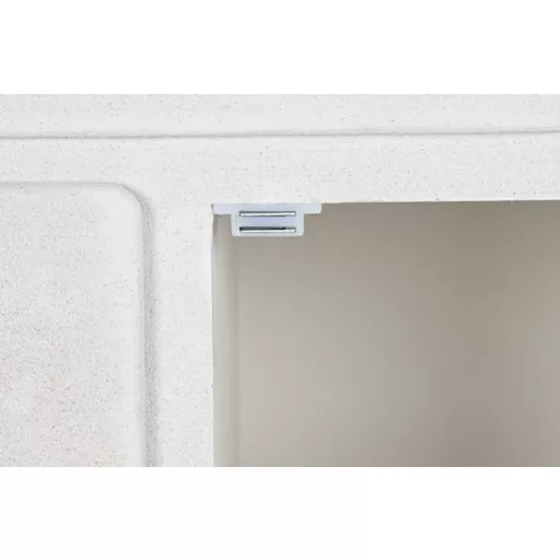 Komód mdf, lucfenyő 120x38x80 cm fehér