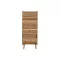 Komód mdf, akácfa 40x30x104,5 cm barna