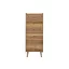 Komód mdf, akácfa 40x30x104,5 cm barna