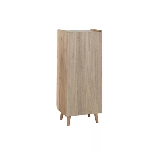 Komód mdf, akácfa 40x30x104,5 cm barna