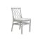 Szék rattan 50x56x85 cm fehér