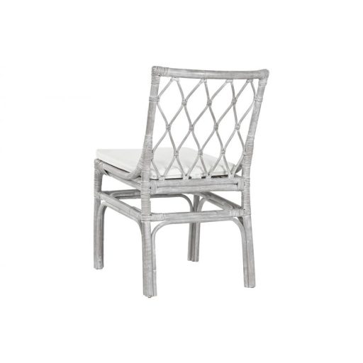 Szék rattan 50x56x85 cm fehér