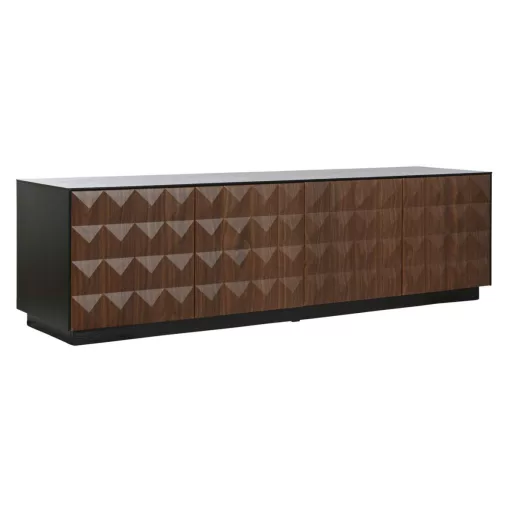 Tv-s szekrény mdf 161,2x40x45,5 cm barna