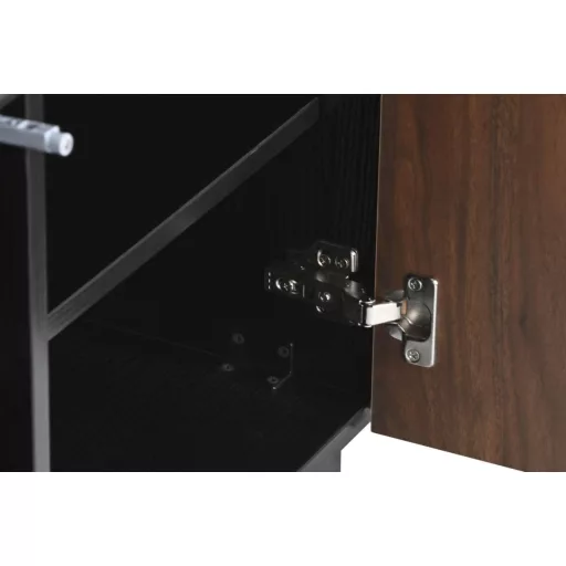 Tv-s szekrény mdf 161,2x40x45,5 cm barna