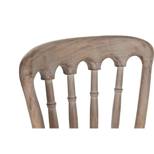 Szék lucfenyő, rattan 45x46x92 cm világosbarna
