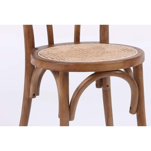 Szék gumi, rattan 42x42x88 cm natúr