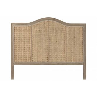 Ágytámla gumi, rattan 160x8x120 cm natúr