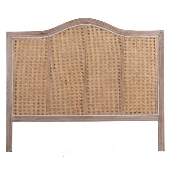 Cabecero cama caucho ratan 160x4x133 natural