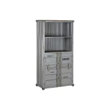 Polc fém, mdf 87x44x168,5 cm égkék