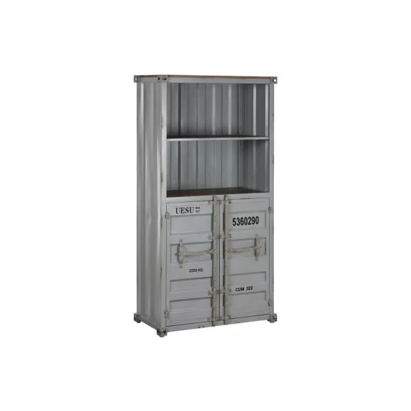 Polc fém, mdf 87x44x168,5 cm égkék