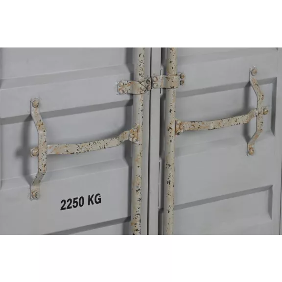 Polc fém, mdf 87x44x168,5 cm égkék