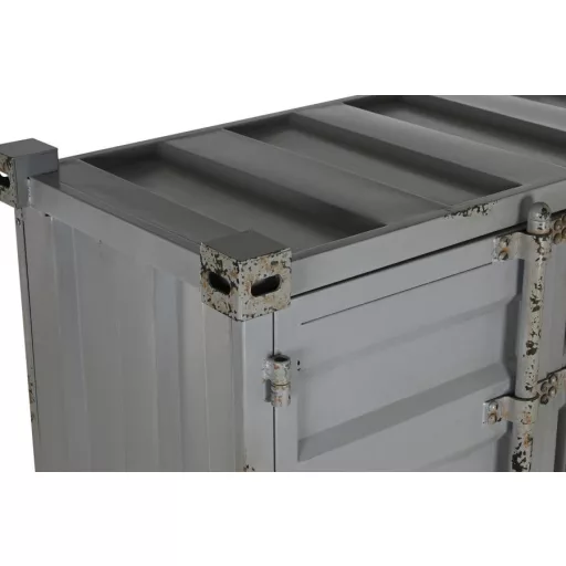 Palacktartó fém, mdf 76,5x41x157,5 cm égkék