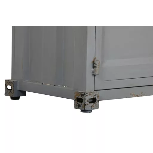 Palacktartó fém, mdf 76,5x41x157,5 cm égkék