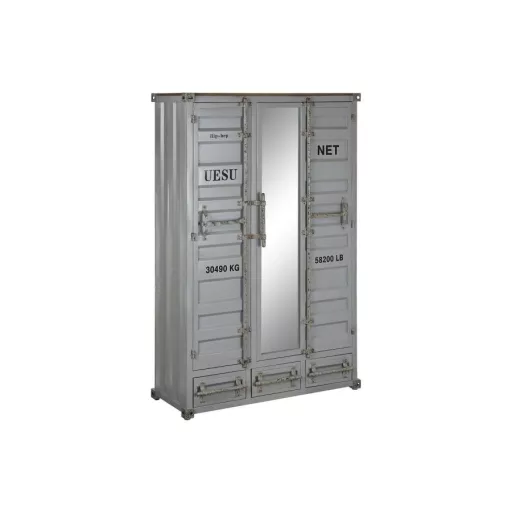 Szekrény fém 112x56x174 cm égkék