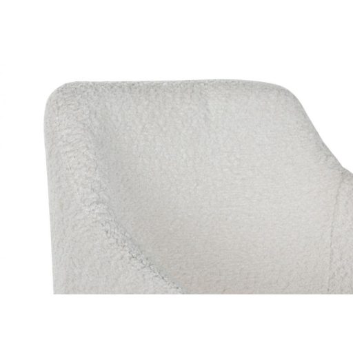 Szék fém, poliészter 1x1x1 cm fehér