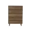 Fiókos szekrény mdf 80x40x112 cm natúr