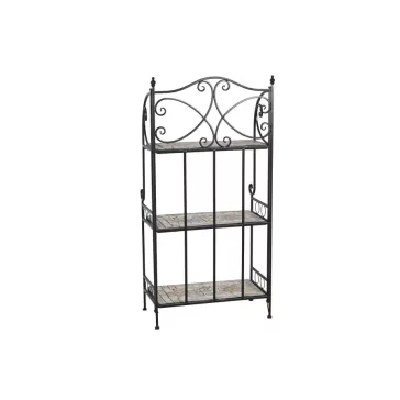   Polc kovácsoltvas, mozaik mintával kovácsoltvas 54x29x121 cm színes