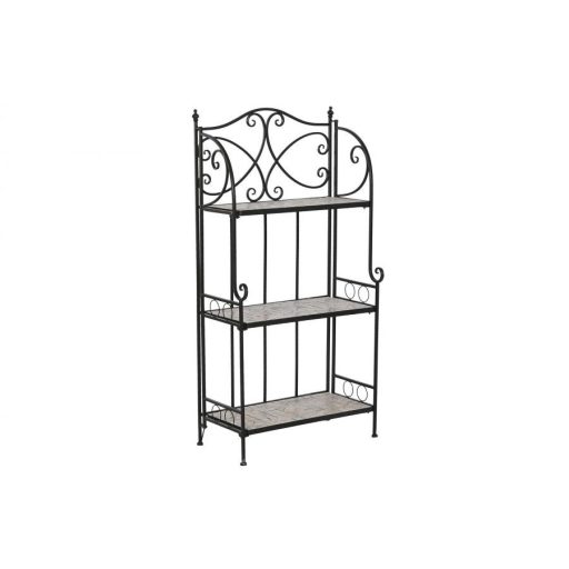 Polc kovácsoltvas, mozaik mintával kovácsoltvas 54x29x121 cm színes