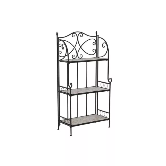 Polc kovácsoltvas, mozaik mintával kovácsoltvas 54x29x121 cm színes