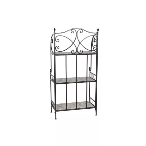 Polc kovácsoltvas, mozaik mintával kovácsoltvas 54x29x121 cm színes