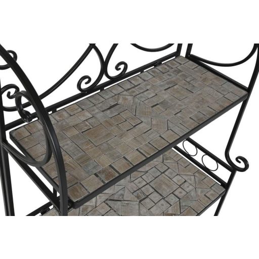 Polc kovácsoltvas, mozaik mintával kovácsoltvas 54x29x121 cm színes