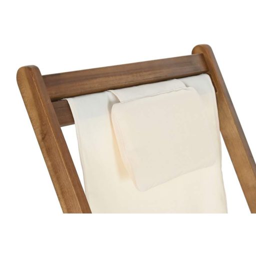 Napozóágy akácfa 96x57x83 cm fehér