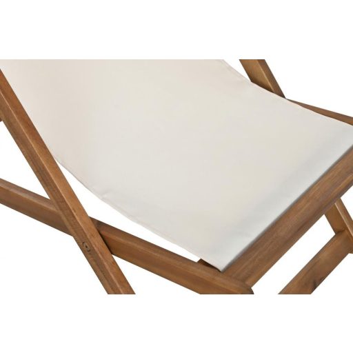 Napozóágy akácfa 96x57x83 cm fehér