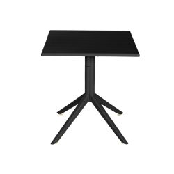 Asztal fém 70x70x75 cm fekete