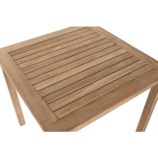 Asztal teakfa 80x80x77 cm barna