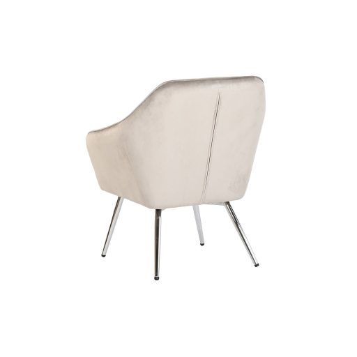 Fotel poliészter 74x74x90 cm krém