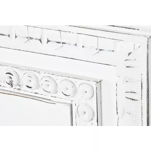 Tálalószekrény mangófa 180x40x100 cm fehér